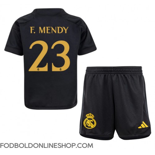 Real Madrid Ferland Mendy #23 Tredje trøje Børn 2023-24 Kortærmet (+ Korte bukser)